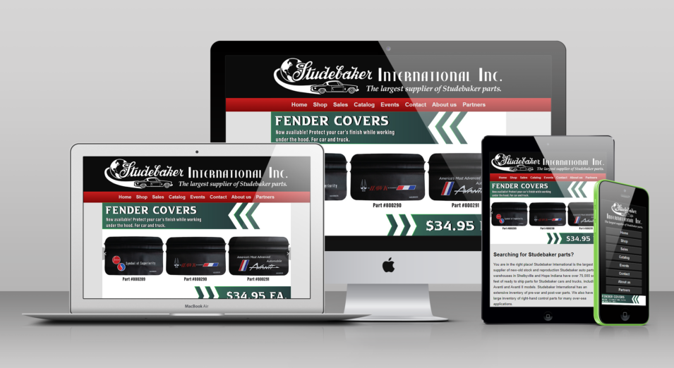 Studebaker Site Mock Up